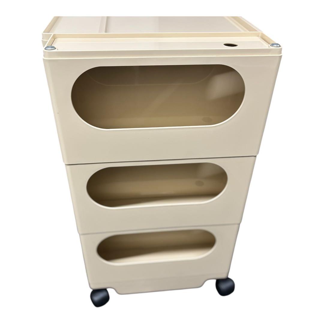 B-LINE ボビーワゴン 3段5トレイ　ベージュ　/ジョエ・コロンボ