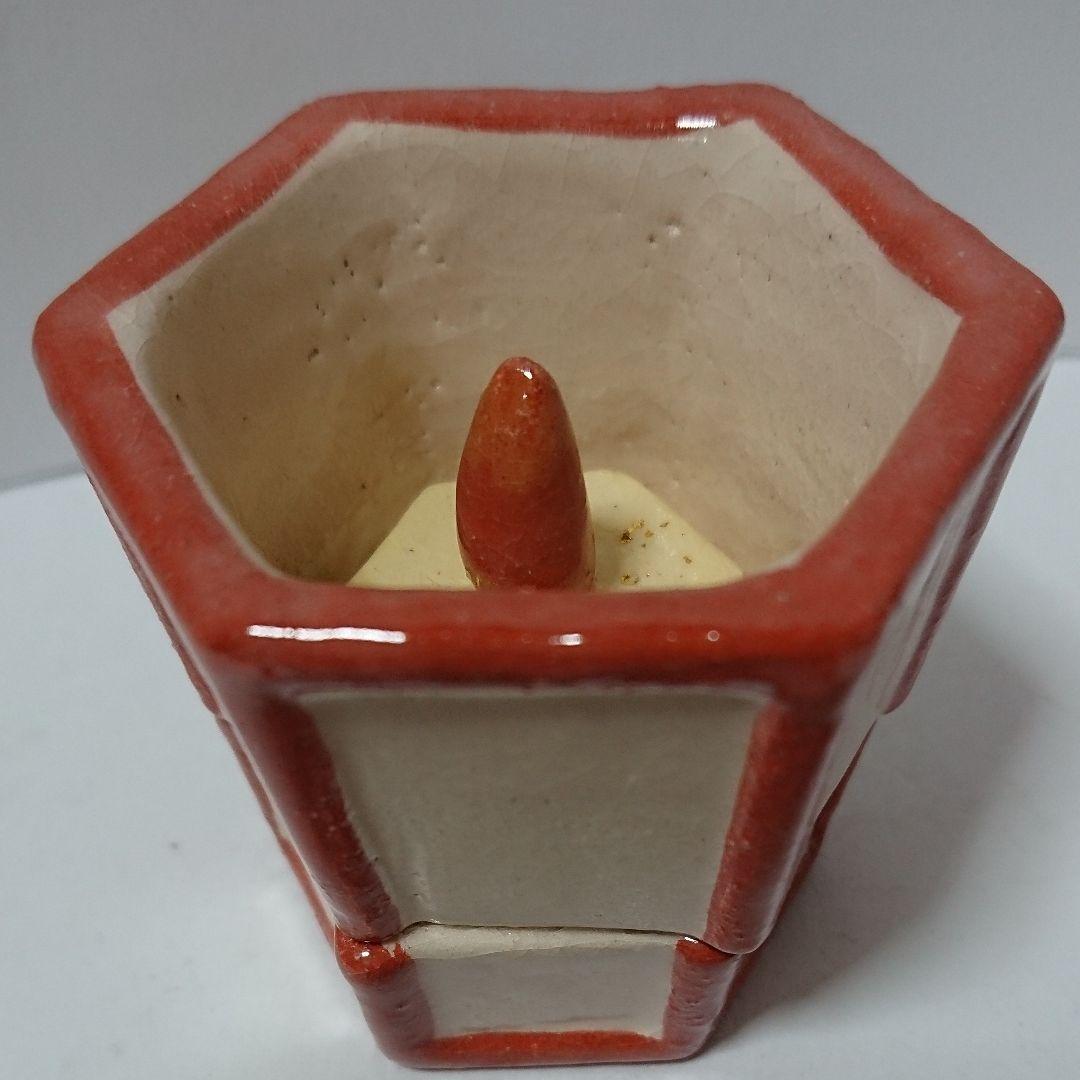 茶道具  香合  雪洞形香合  楽入