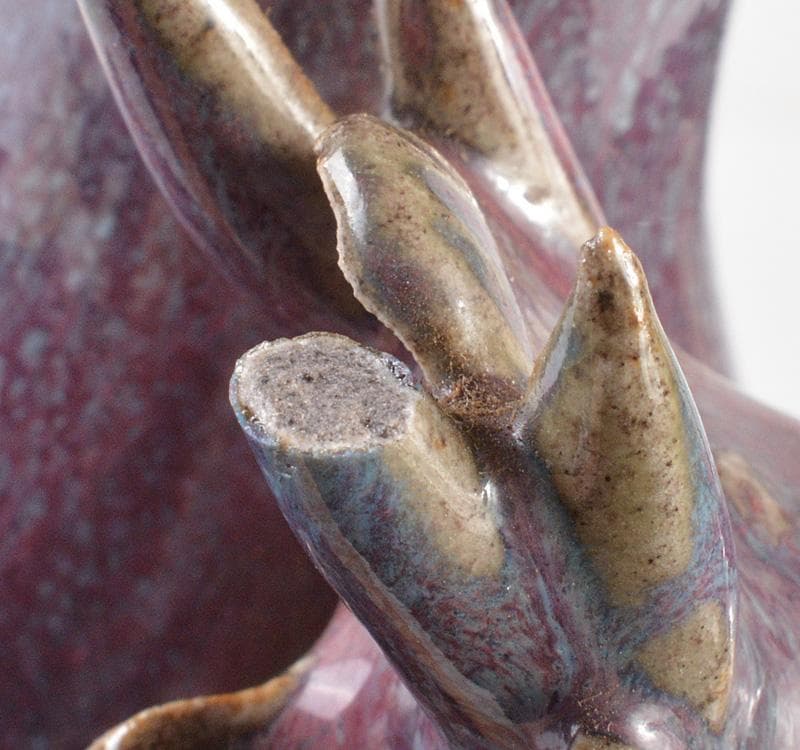 中国　窯変釉　龍文葫蘆瓶　V　R5184