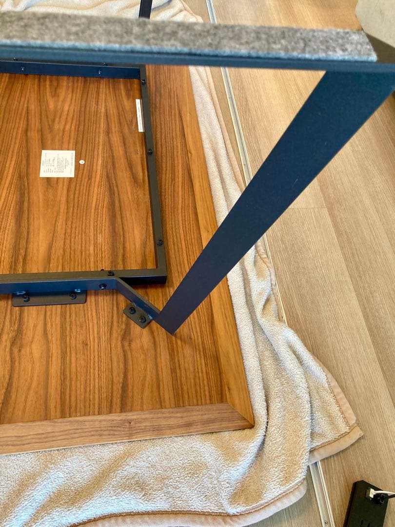 木目調シンプルモダンダイニングテーブル