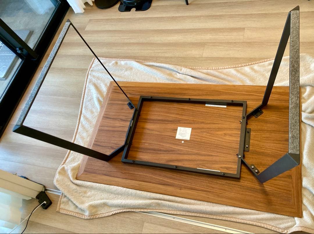 木目調シンプルモダンダイニングテーブル