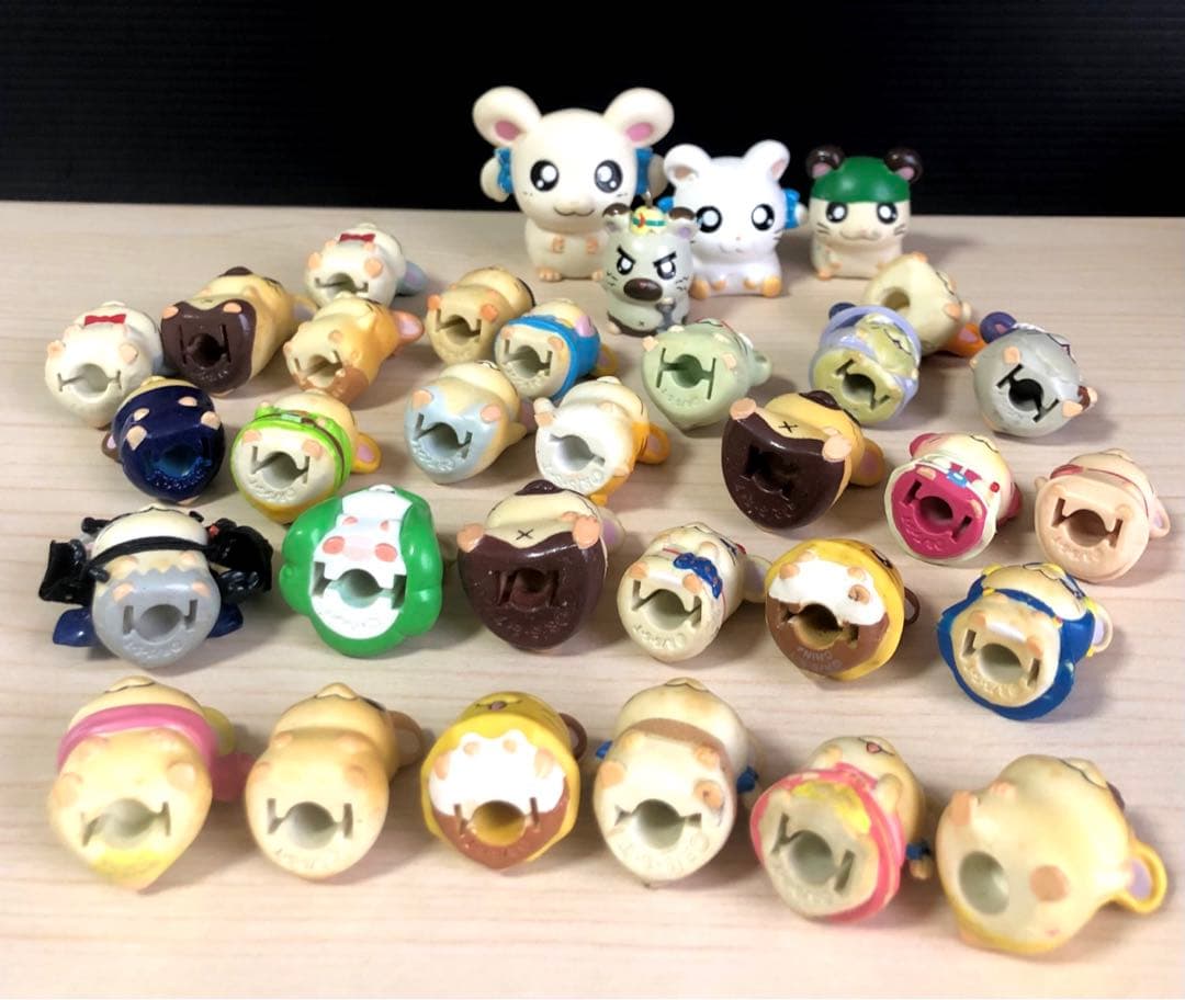 とっとこハム太郎　鉛筆キャップ　フィギュア29個　プラスおまけ4個　計33個