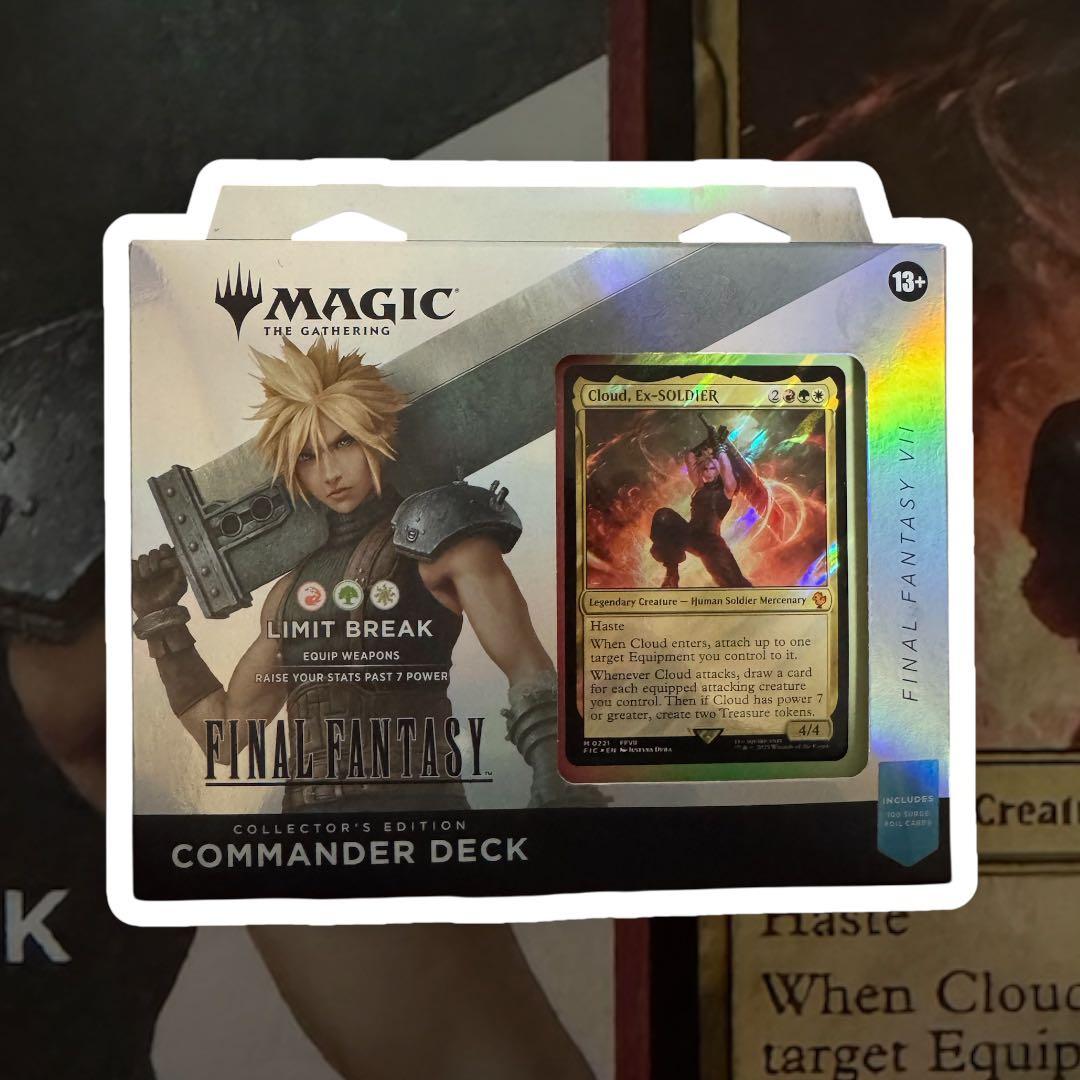 MTG コレクター版　統率者デッキ リミットブレイク 英語版　新品 クラウド