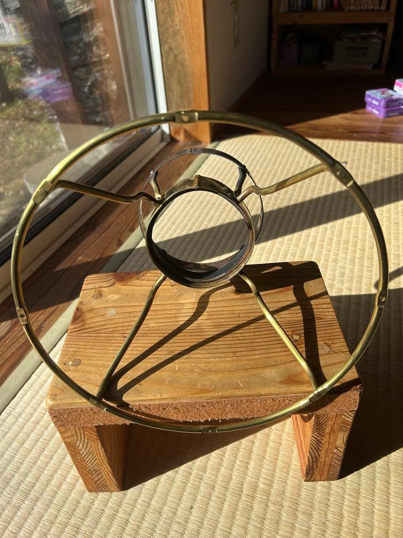 ニッセン　ストーブ　ゴールドフレーム　IS-1 パーツ　フリージア　上部わく金