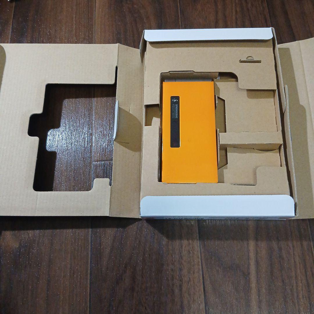 未使用オレンジ CA007 携帯電話本体