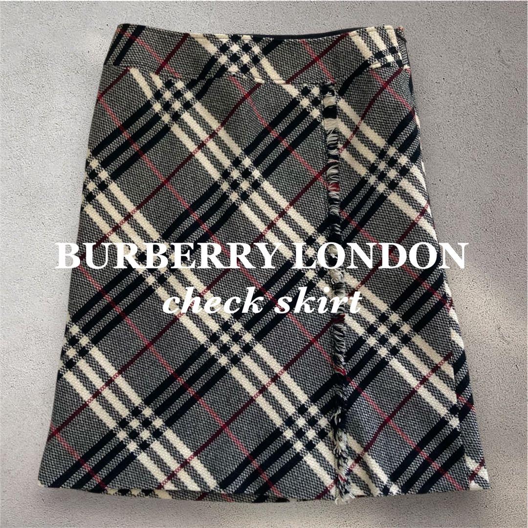 【大きいサイズ】BURBERRY LONDON 44 ノバチェック スカート