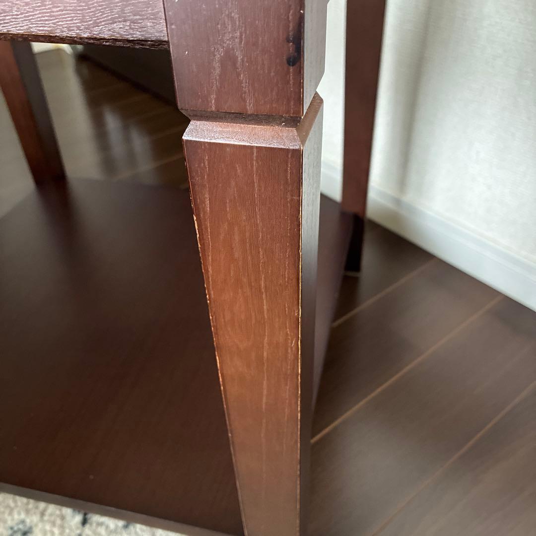 マルニ木工　maruni　ネストテーブル　ガラスサイドテーブル