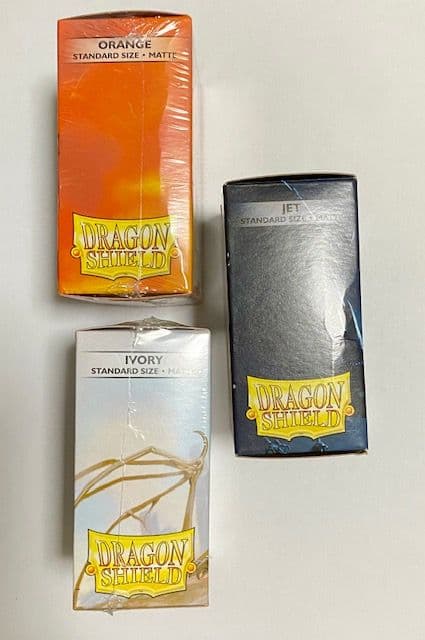 ヴィンテージ Dragon Shield スリーブ オレンジ 白 未開封