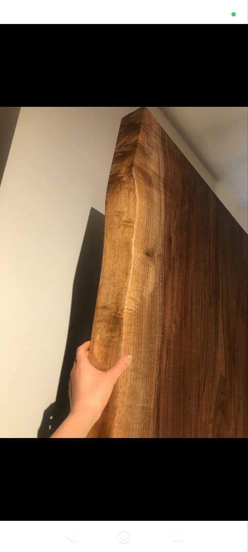 マスターウォール 天然木 ライブエッジ ダイニングテーブル