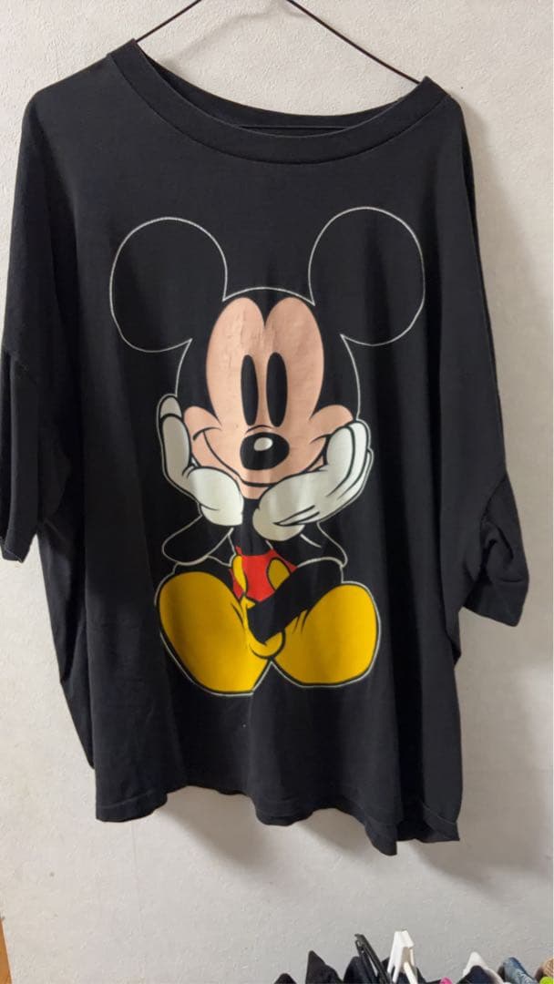 90s ヴィンテージ お座りミッキー Tシャツ