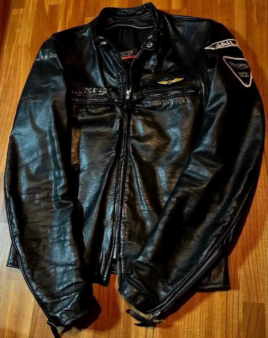 Broocks ブルックス レザージャケット ライダース ヴィンテージ