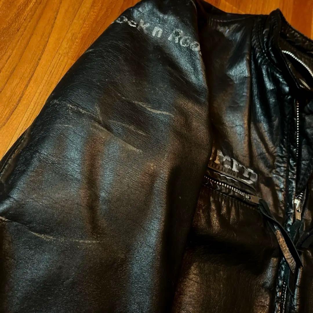 Broocks ブルックス レザージャケット ライダース ヴィンテージ