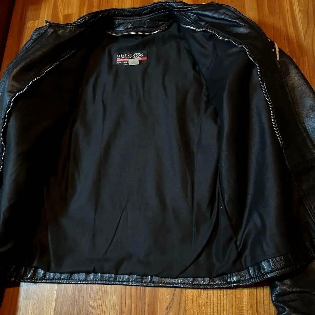 Broocks ブルックス レザージャケット ライダース ヴィンテージ