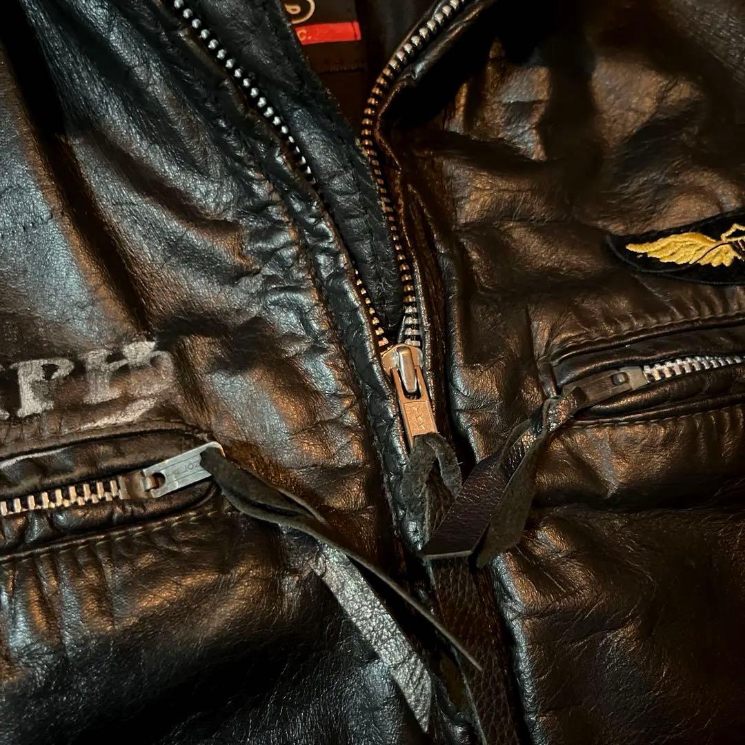 Broocks ブルックス レザージャケット ライダース ヴィンテージ