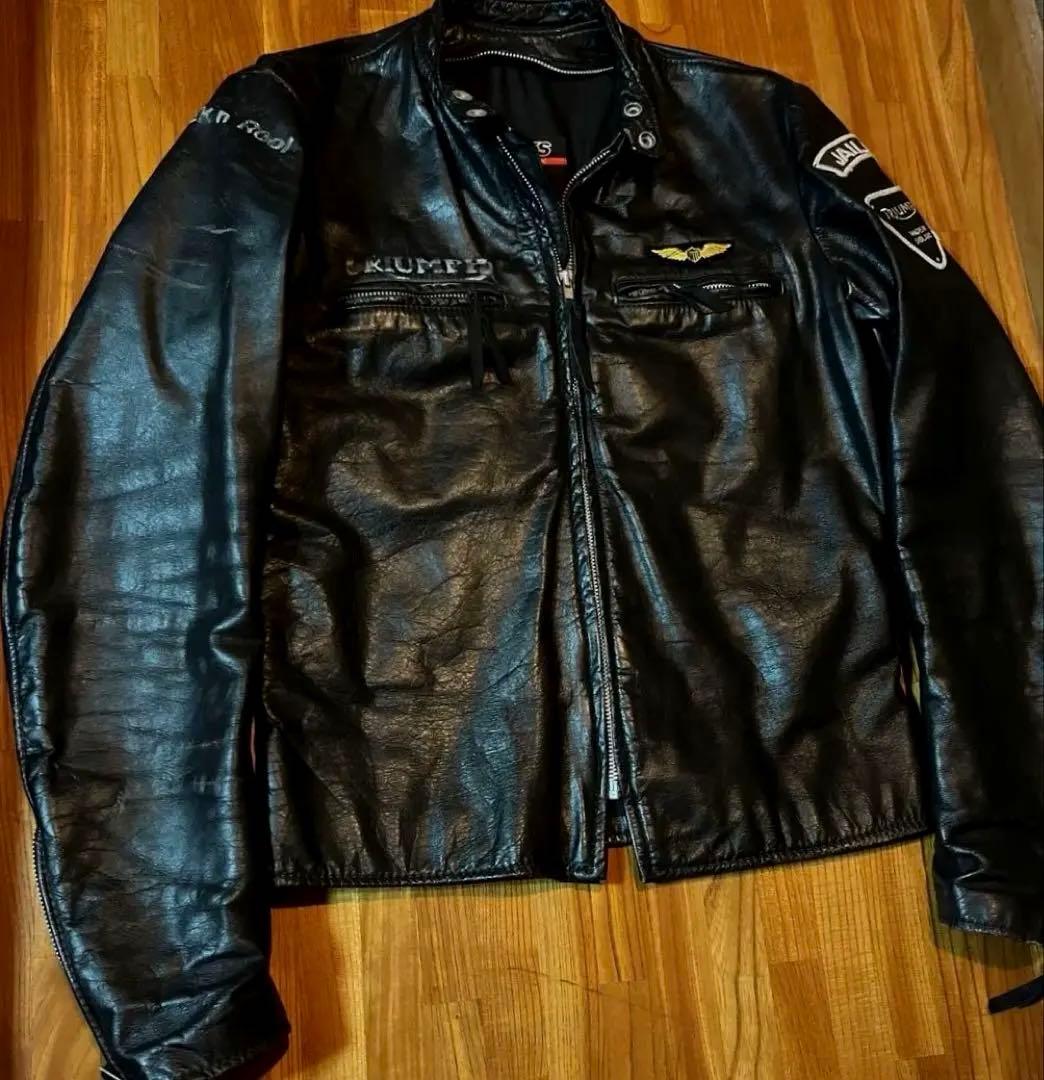 Broocks ブルックス レザージャケット ライダース ヴィンテージ