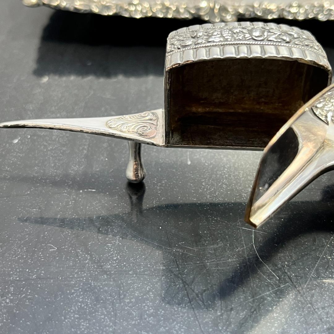 【英国】キャンドルトリマー/トレー　スナファー/燭台用芯トリマー