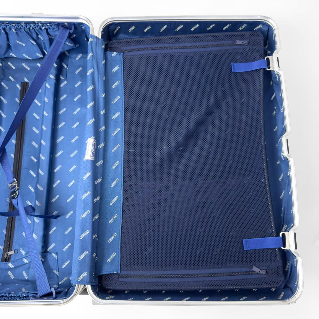 リモワ トパーズ 63L 2輪 TSAロックベルト付 ジャンボトローリー アルミ