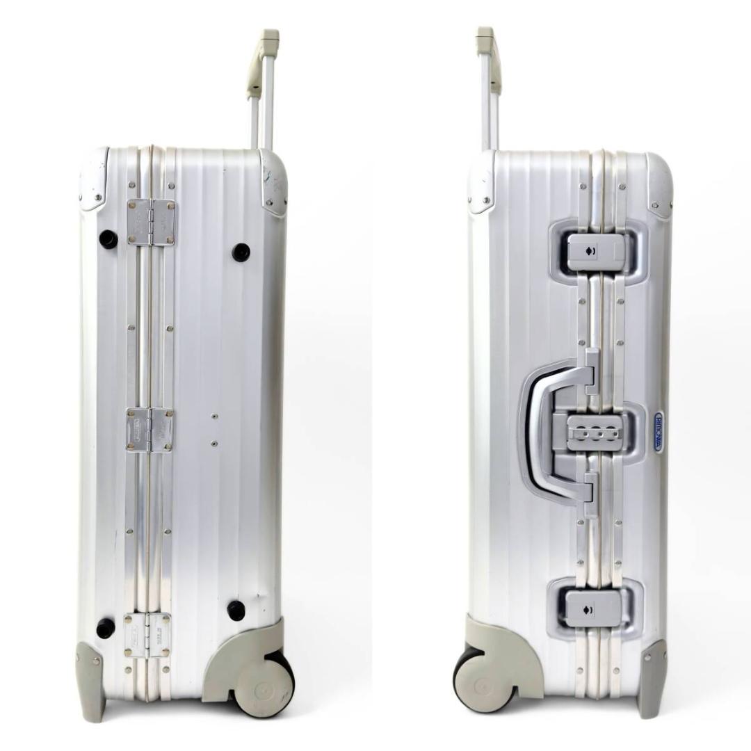 リモワ トパーズ 63L 2輪 TSAロックベルト付 ジャンボトローリー アルミ