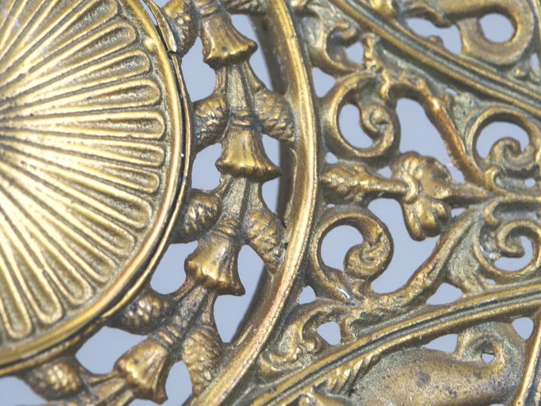 カルル・フリードリッヒ・シンケル 真鍮製 海馬と人魚 ウォッシュコンポート