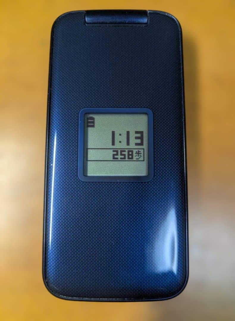 docomo らくらくホン F-02J ネイビー