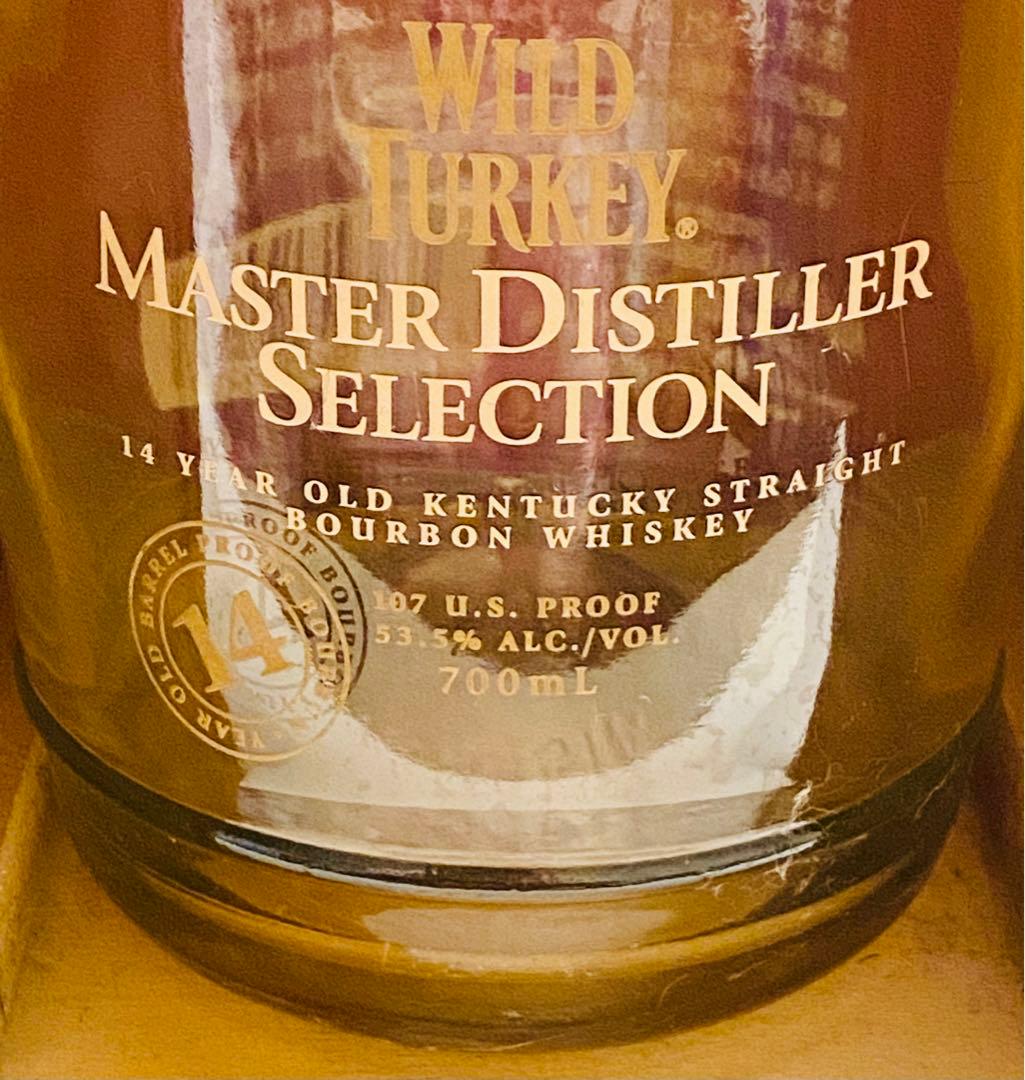 【空瓶】希少 完売品 限定品 ワイルドターキー バーボン ウイスキー 14年