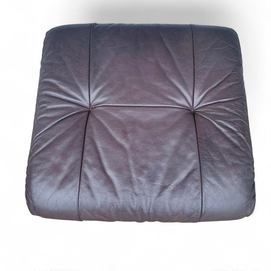 FUJI FURNITURE オットマン ブラウン　 冨士ファニチア スツール