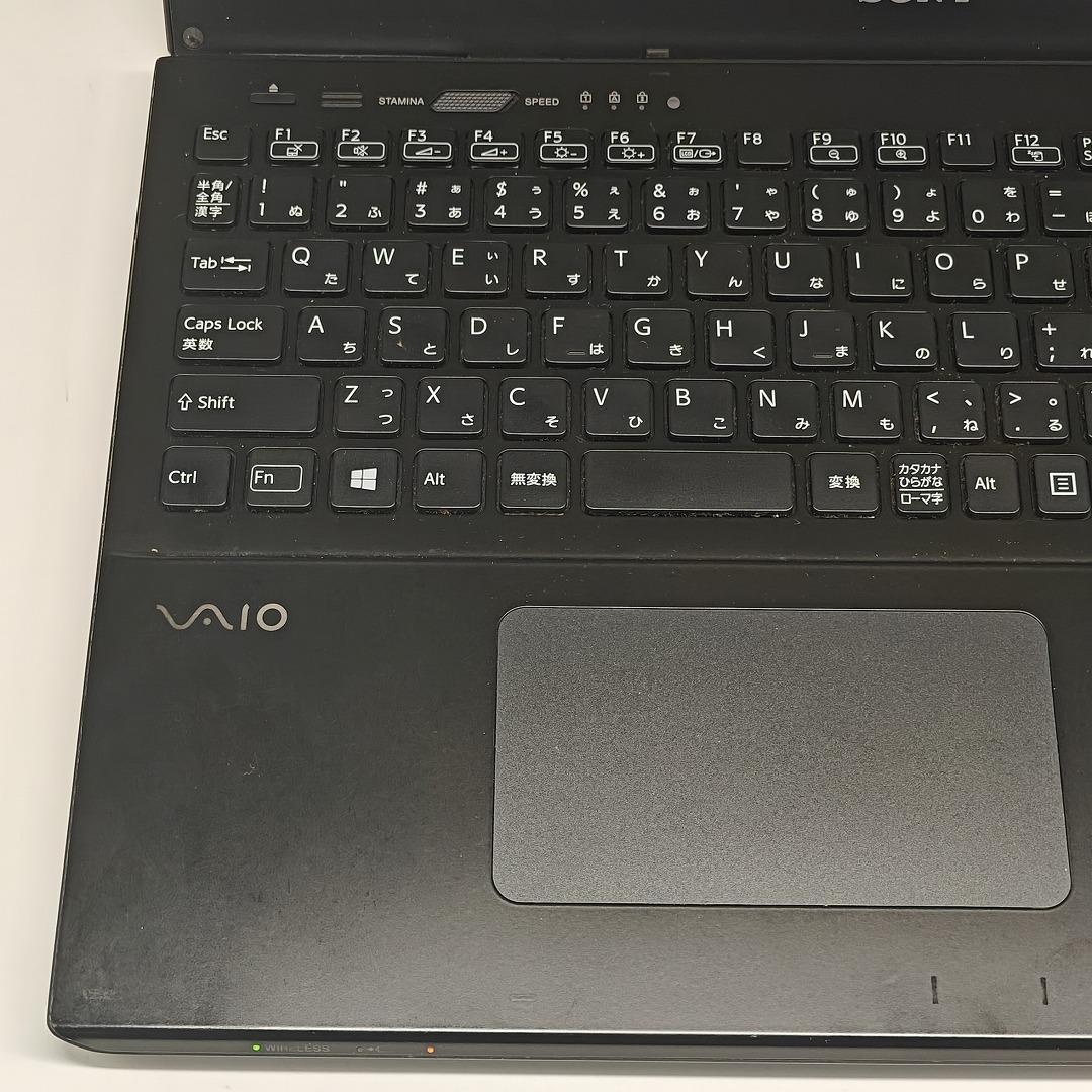 【VAIO】SVS 高速i7 SSD256GB 8GB ブラック ノートPC