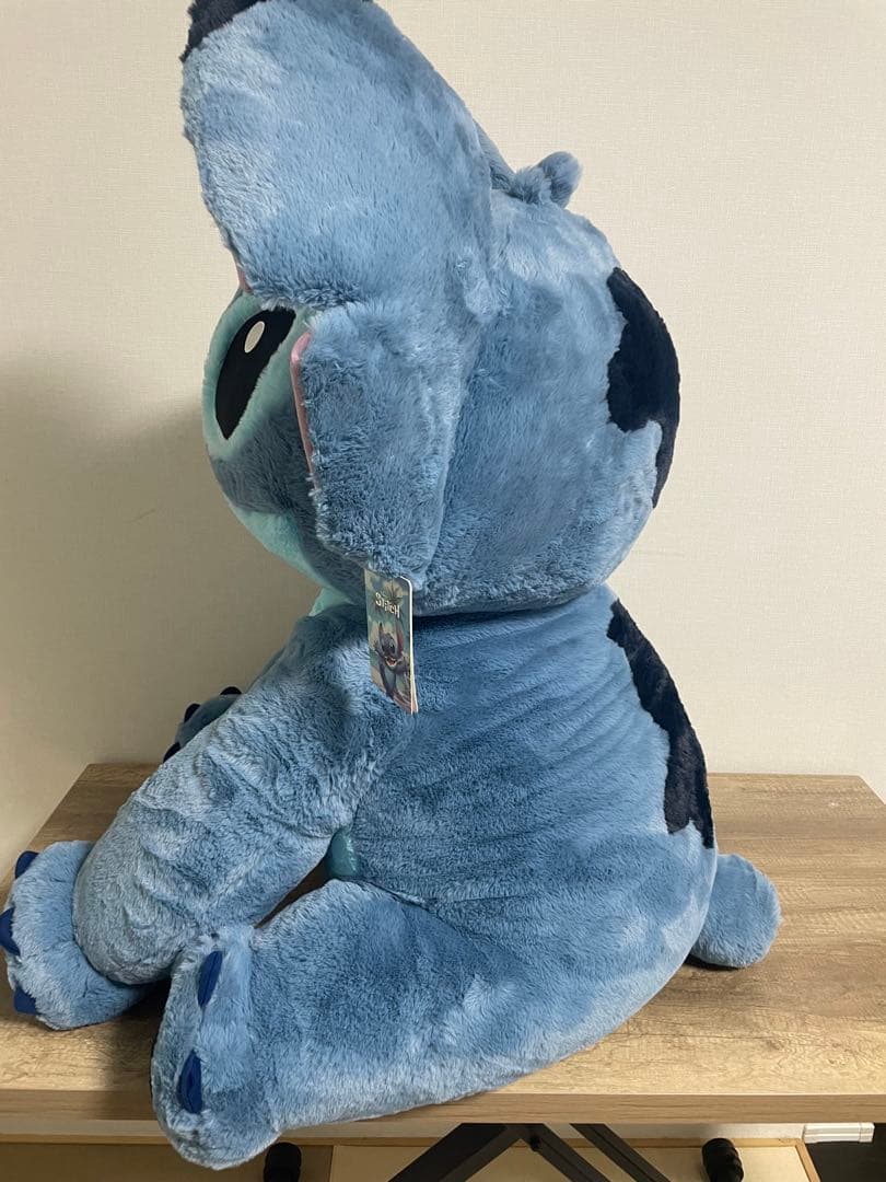 スティッチ　巨大　ぬいぐるみ　コストコ　ブランケットつき