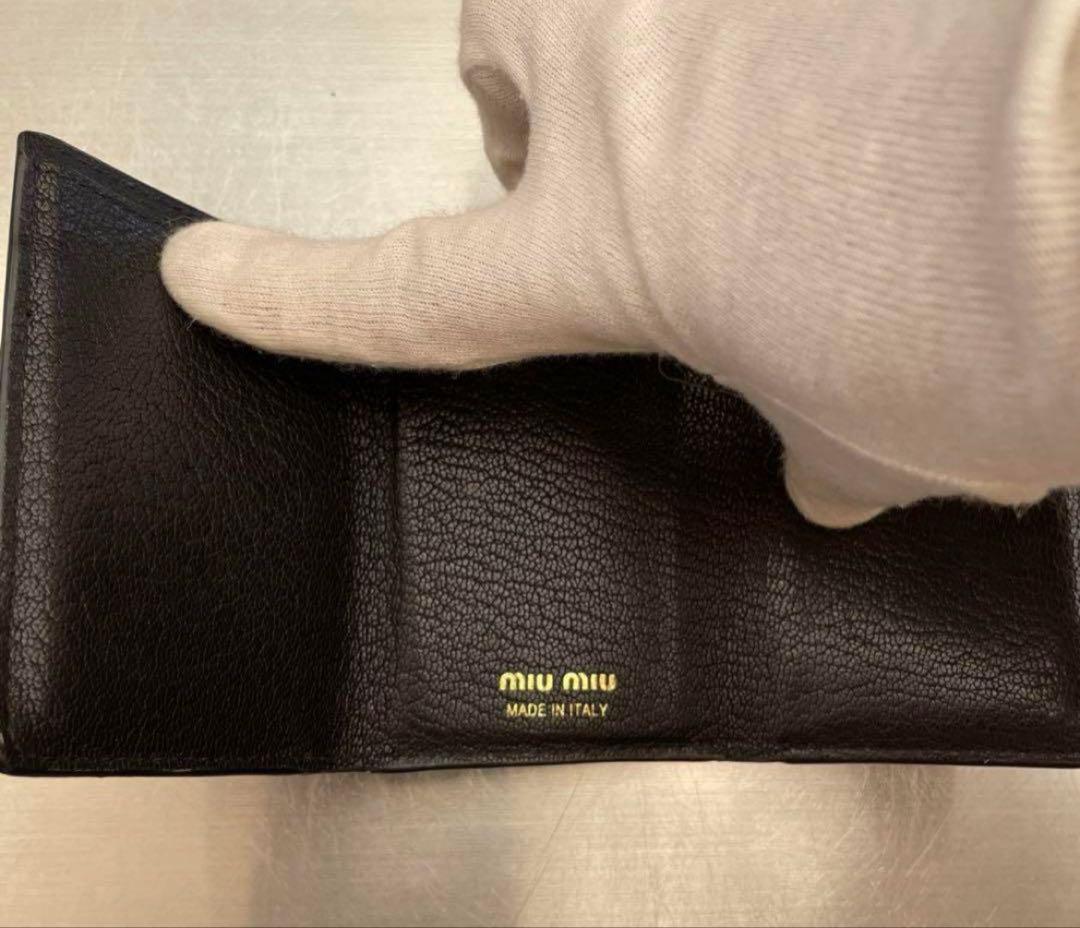 000 MIU MIU 三つ折財布 正規品
