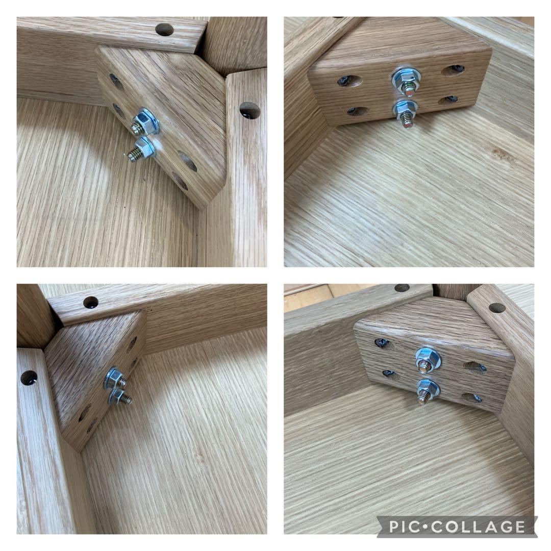 美品　廃盤　無印良品　オーク材　丸脚　ダイニングテーブル　幅150㎝