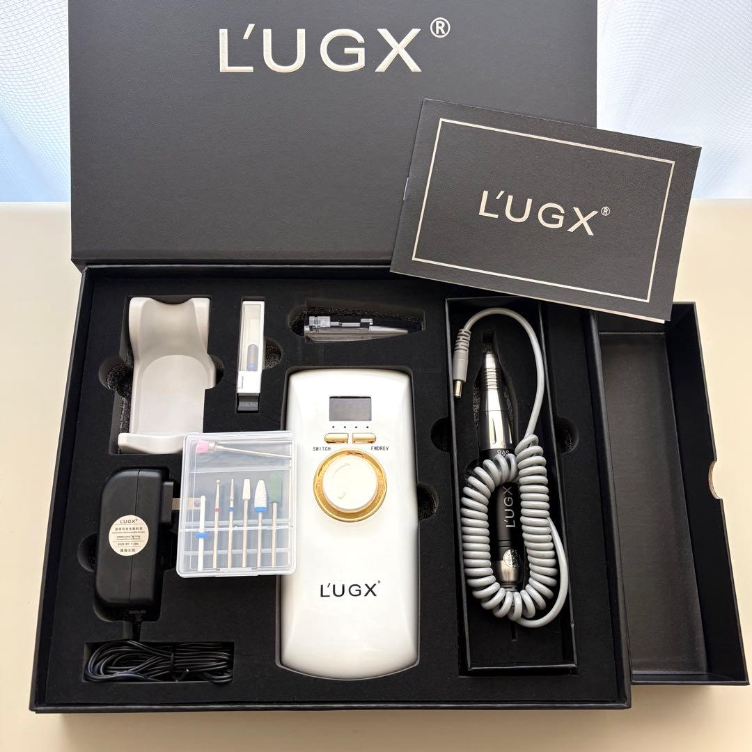 【1回のみ使用】L'UGX ネイルマシン　30000RPM 取扱説明書付き