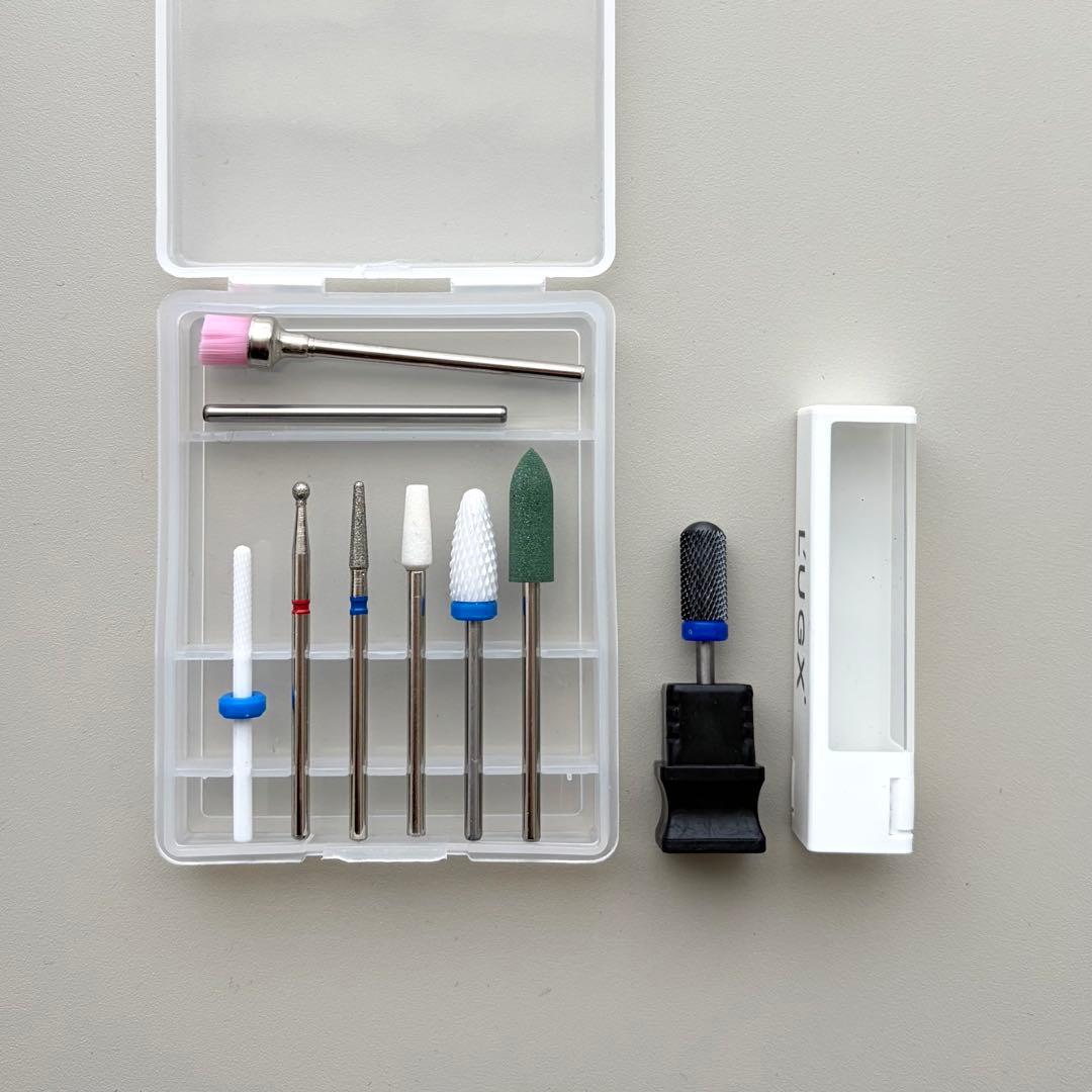 【1回のみ使用】L'UGX ネイルマシン　30000RPM 取扱説明書付き