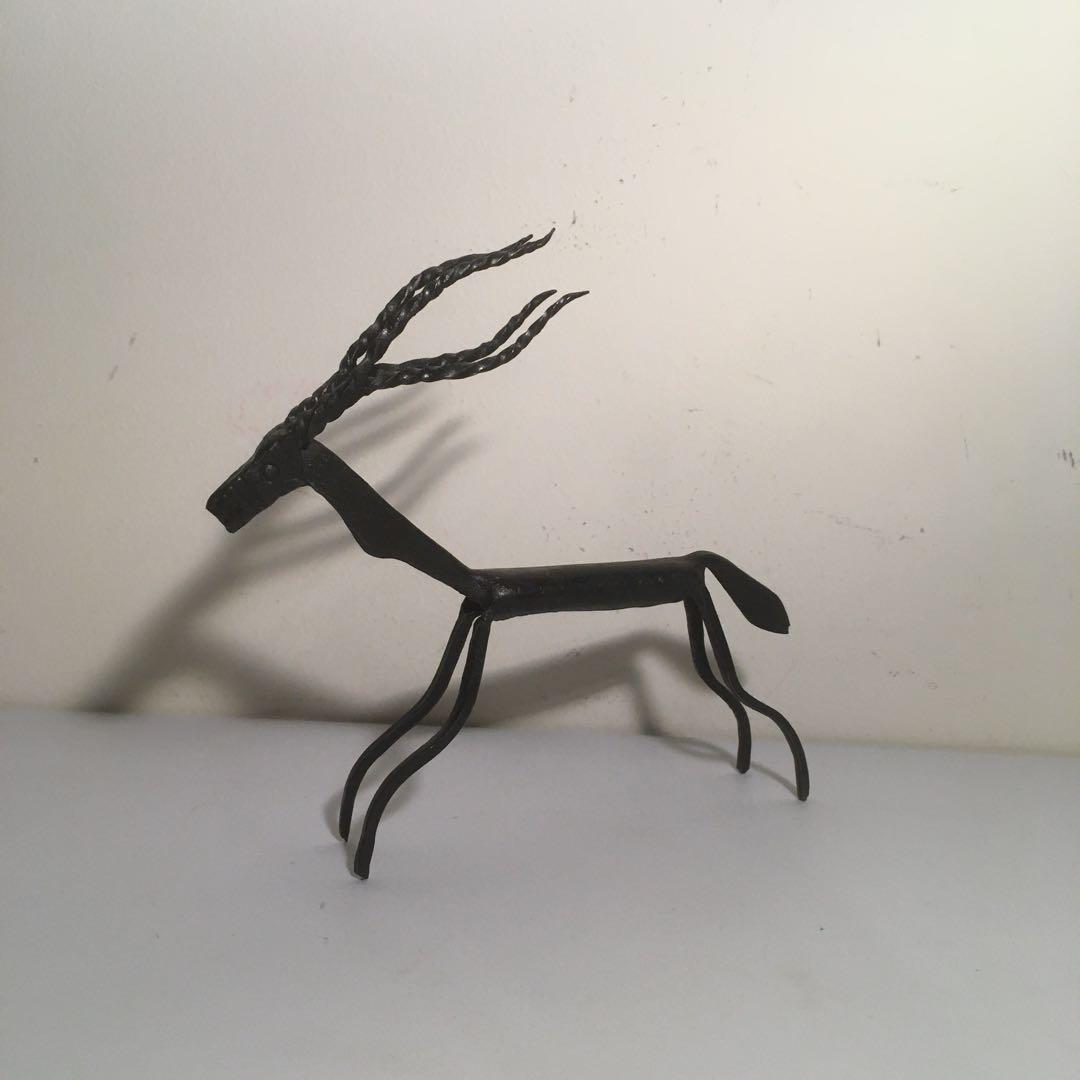 ロートアイアン アニマル 16頭セット ブラック アジアン雑貨