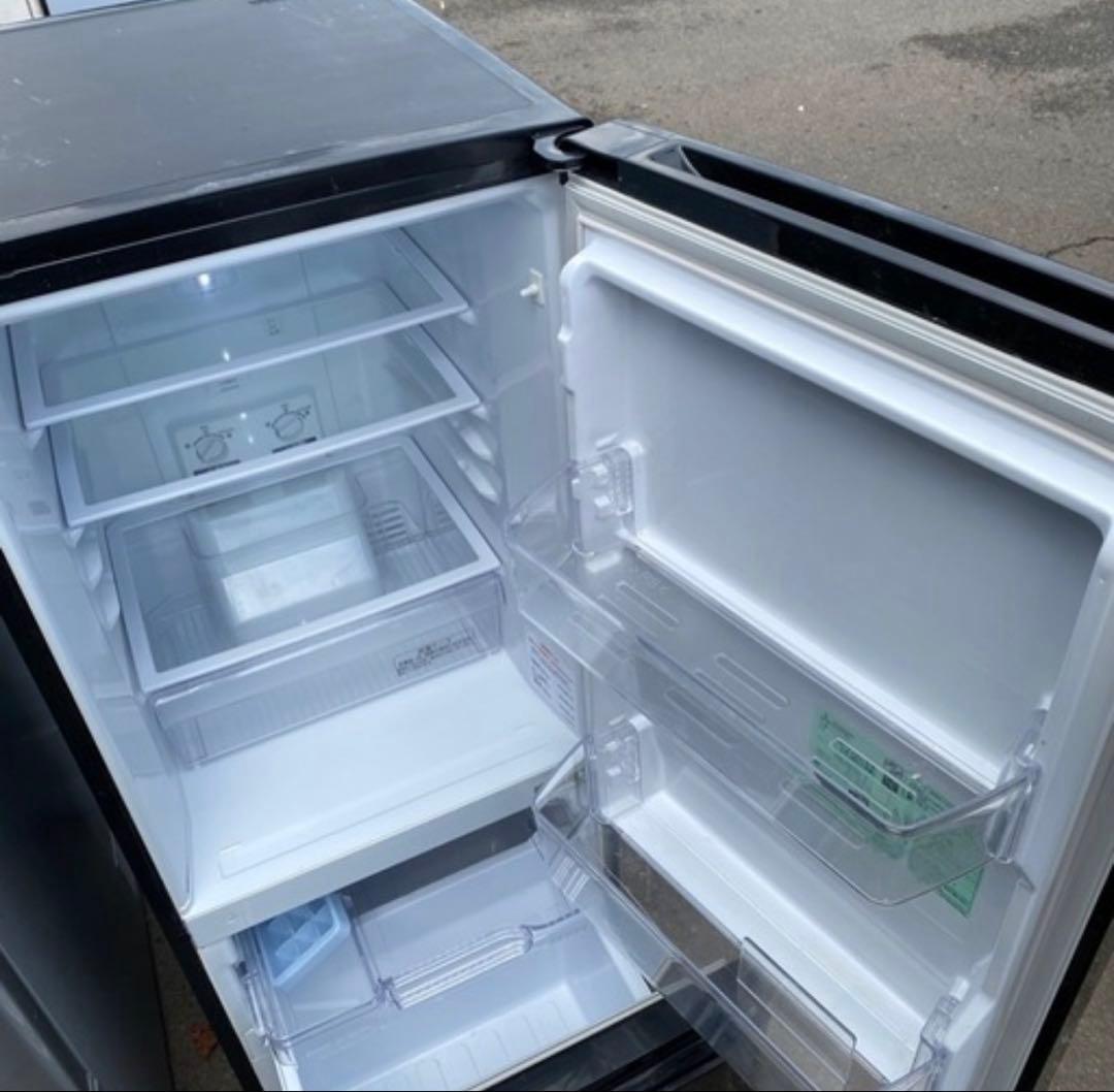 三菱 冷蔵庫 MR-P15C-B ブラック 2017年製 現状渡し シンプルで使