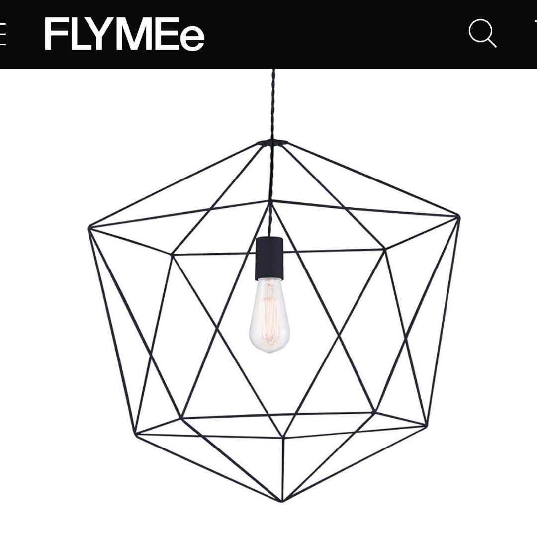 【新品未使用】FLYMEe ブラックワイヤー ペンダントライト