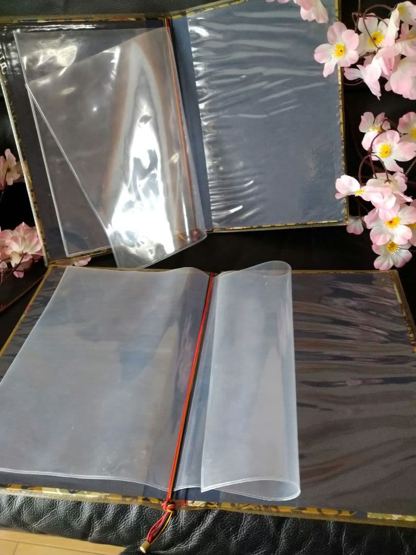 ♥【30日までの期間限定】値下げ対応 ♥高級・手すき 和紙メニューブック １０冊