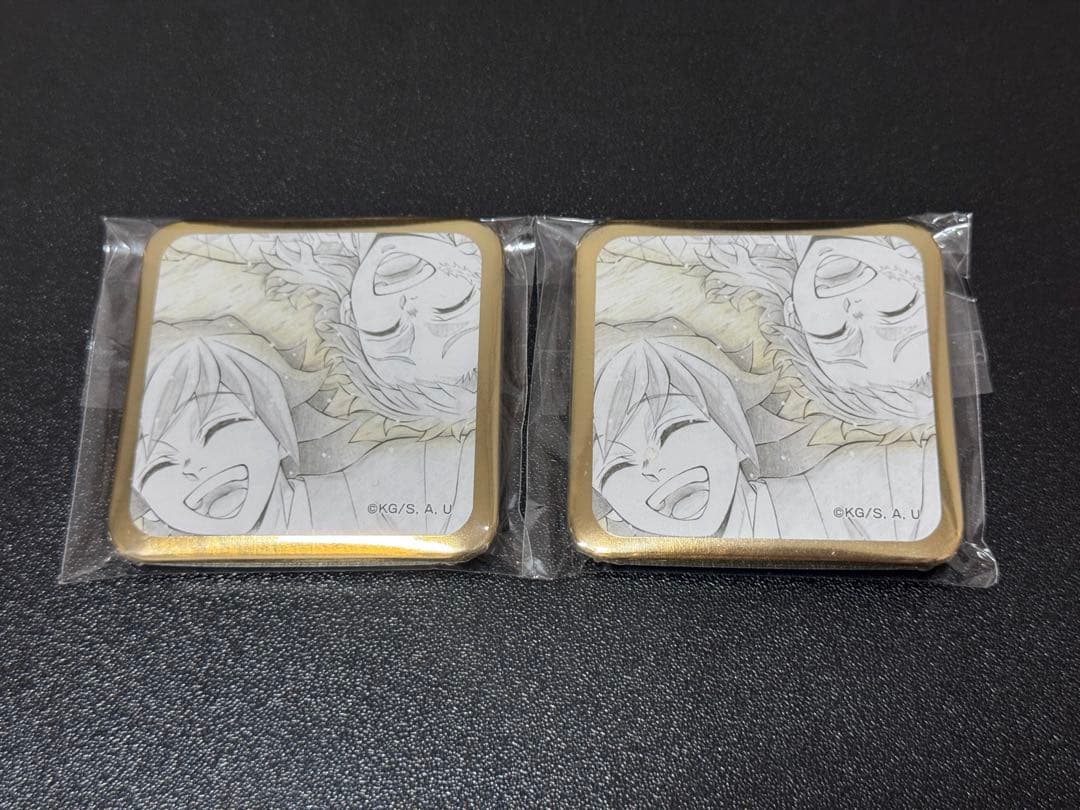 鬼滅の刃 ダイニング お楽しみくじ スクエア缶バッジ 冨岡義勇 錆兎