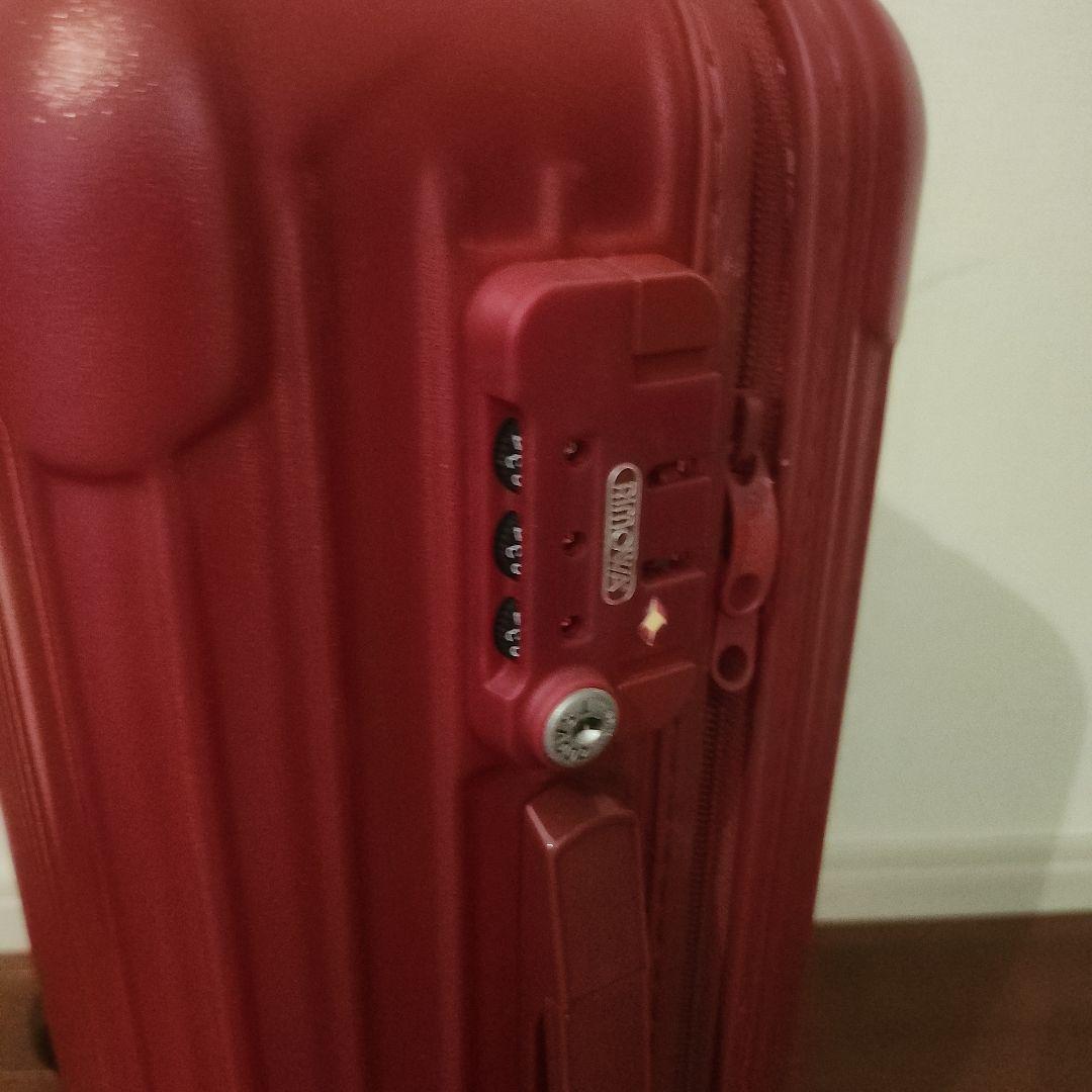 美品　廃盤　RIMOWA レッドキャリーケース ２輪　35L
