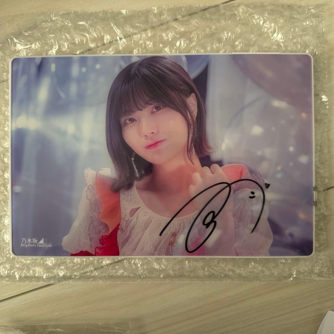 中西アルノ　直筆サイン入りボイス付きフォトスタンド 乃木フェス