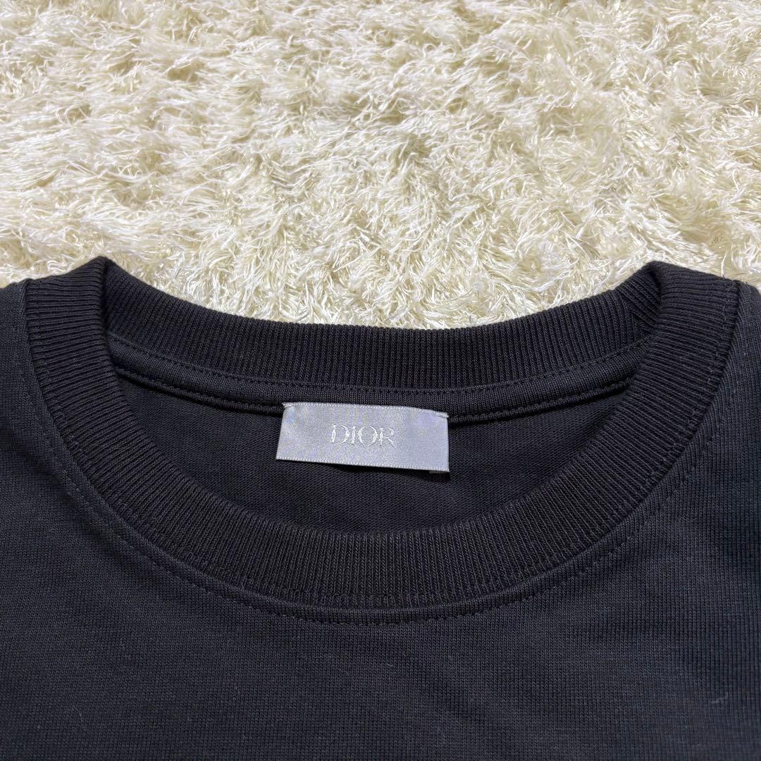 ディオール　Tシャツ　CD ロゴ　ブラック　Sサイズ　アイコン　綿100%