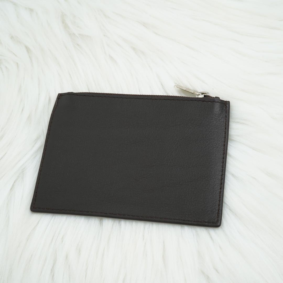 未使用品　箱・カード付き　LOEWE ロエベ　小銭入れ　ケース　ブラウン