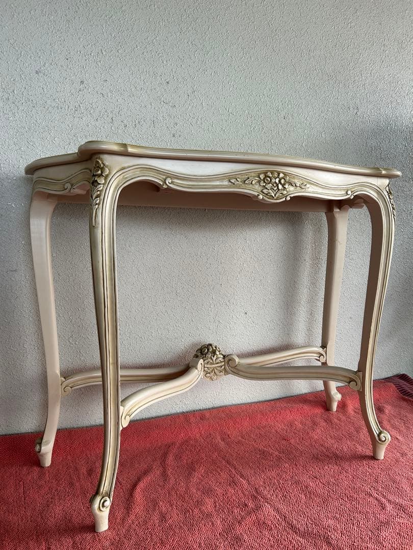 ◾️西欧アンティーク◾️カリモクdomani ドマーニ◾️ルイ15世コンソールテーブル