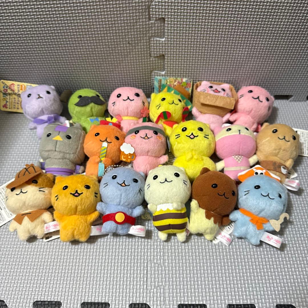 みっちりねこマスコットキーチェーン18種セット