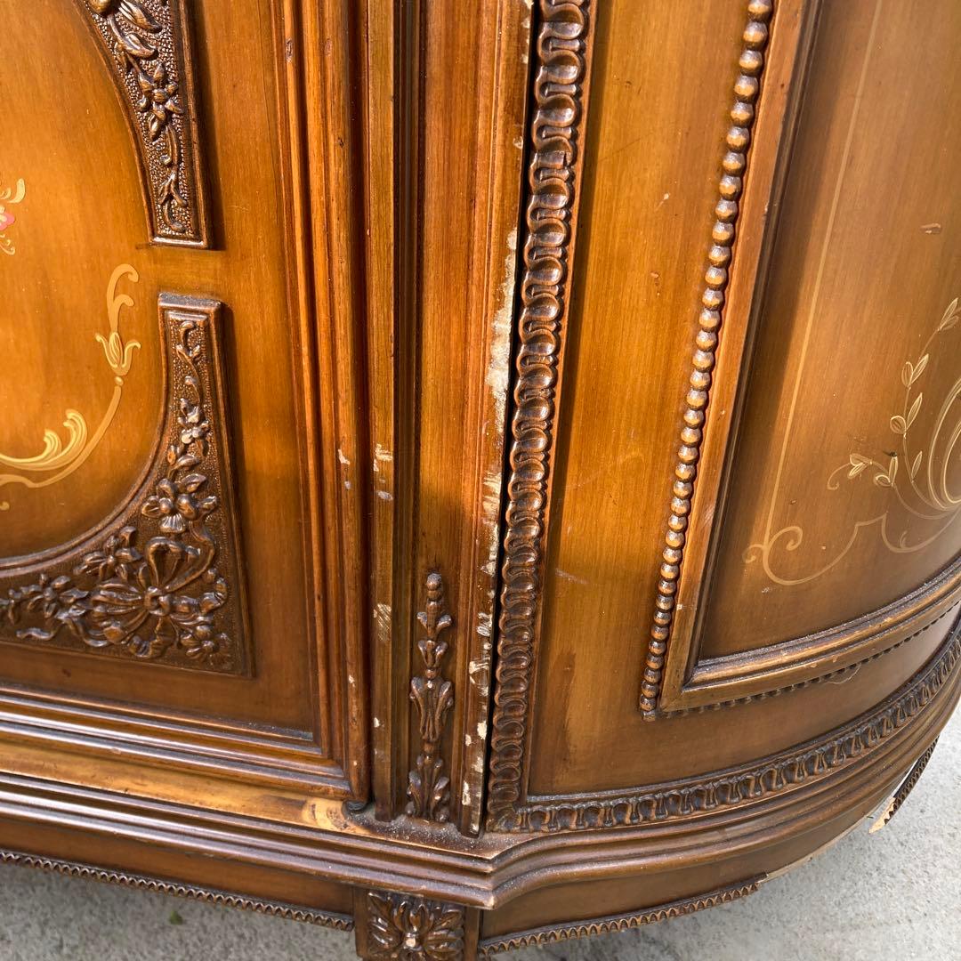 ♡*様 引き取り限定 イタリア製 ロココ 大型 ガラスキャビネット サルタレッリ