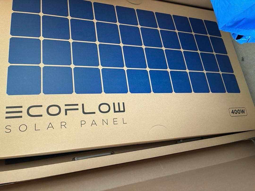 ECOFLOW ソーラーパネル 400W キャリーケース付き