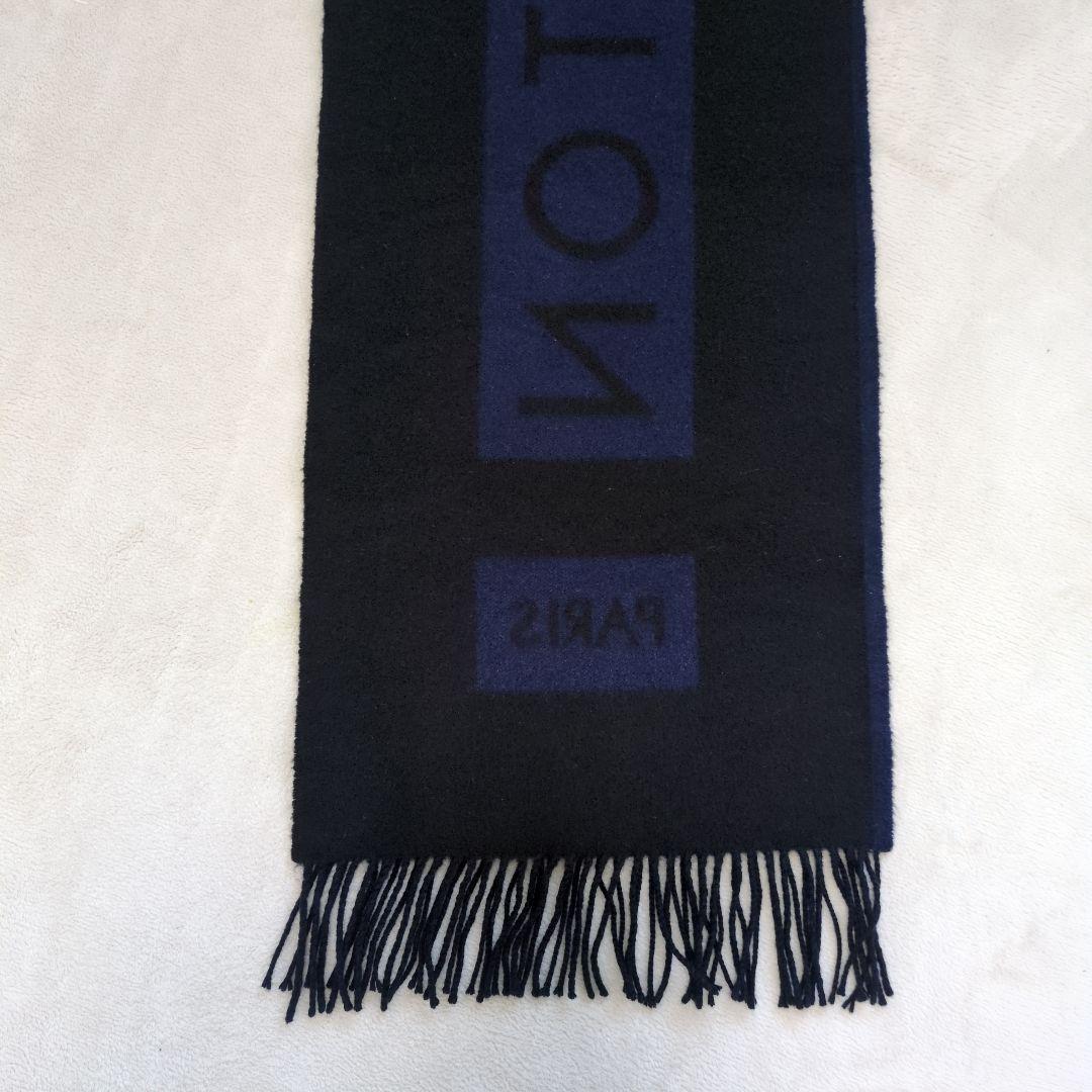 LOUIS VUITTON ネイビー マフラー