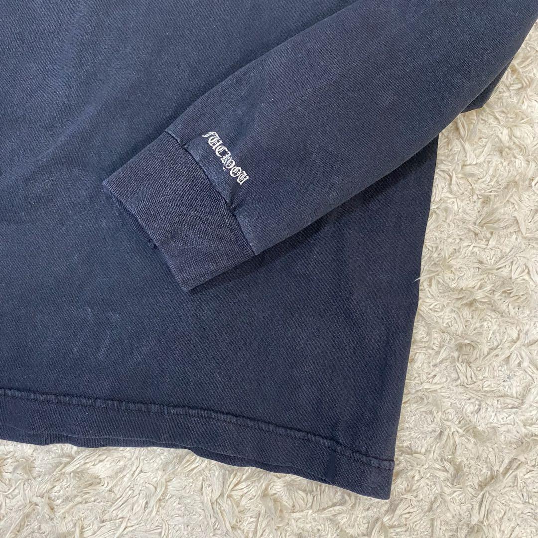 クロムハーツ　オールドモデル 星条旗 ポケット 長袖Tシャツ ロンT 黒　S