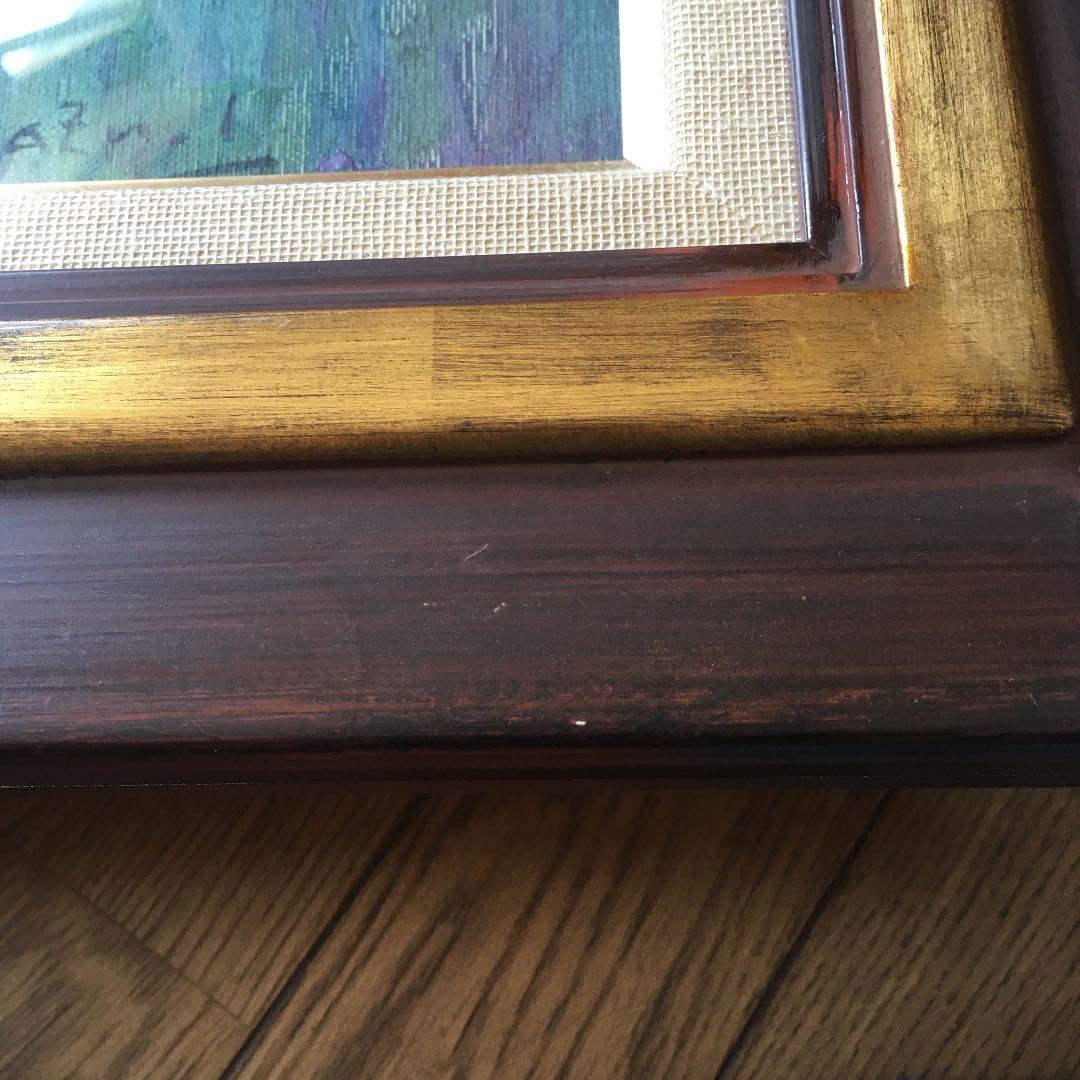 井上和久 油彩画 カトレア