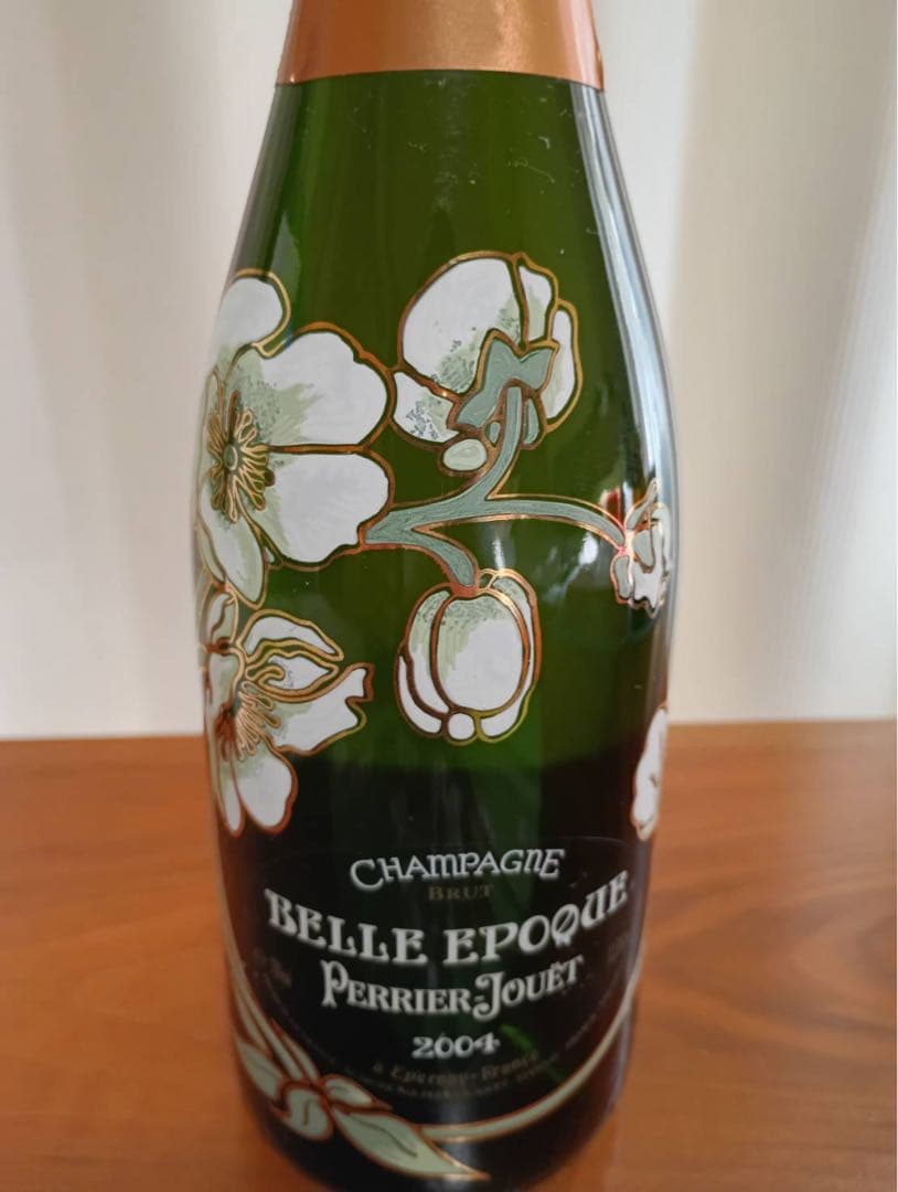 【2004年・希少】ベルエポック シャンパンセット グラス・オリジナル扇子付き