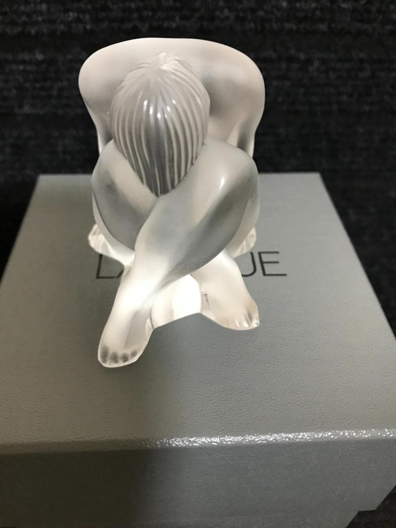 LALIQUE　ラリック　クリア像3点　ナビ　ニューアスィ　ニュータンタシオン